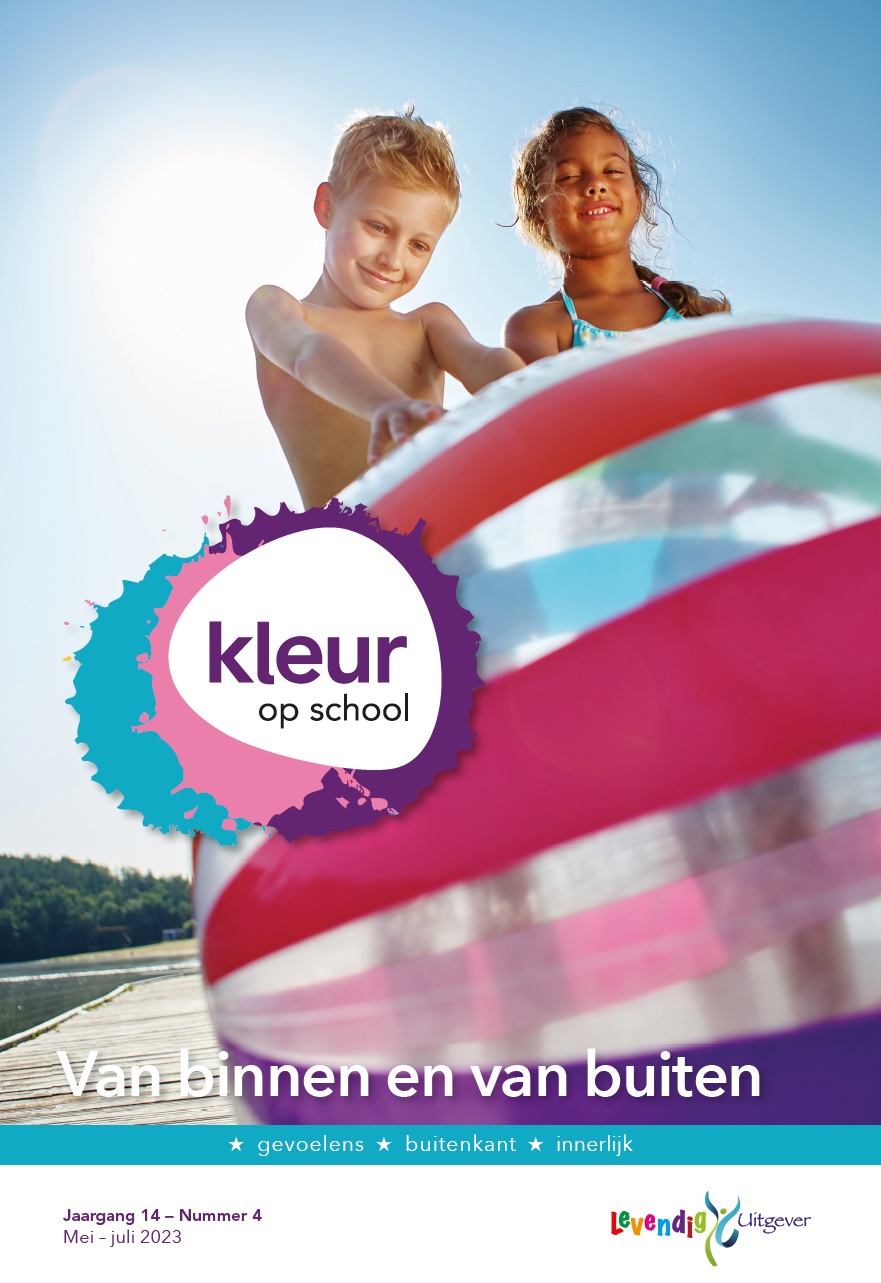 Cover VAN BINNEN EN VAN BUITEN [kleur op school, mei-juli 2023)